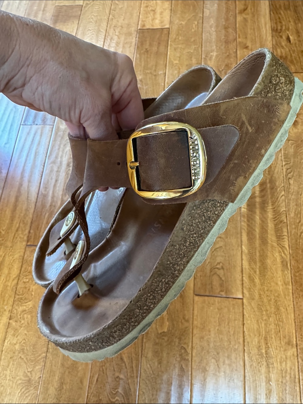 Birkenstock Gizeh Big Buckle Cognac 38 - Picture 4 of 9